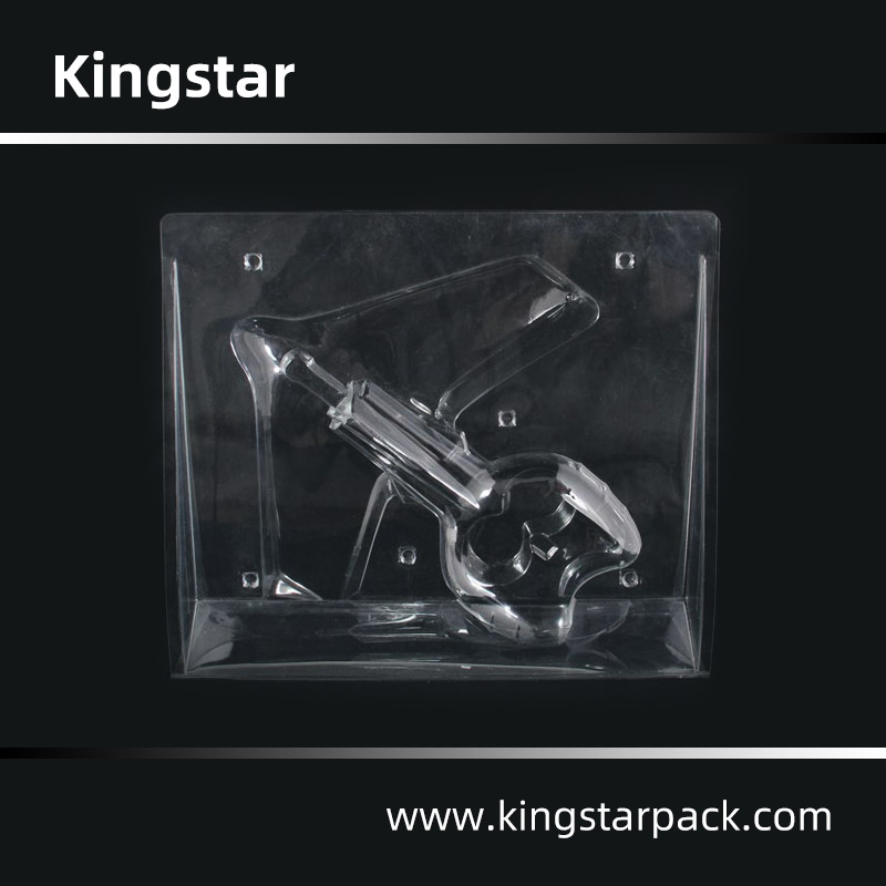 Thermoformed clamshell blister packaging for toys